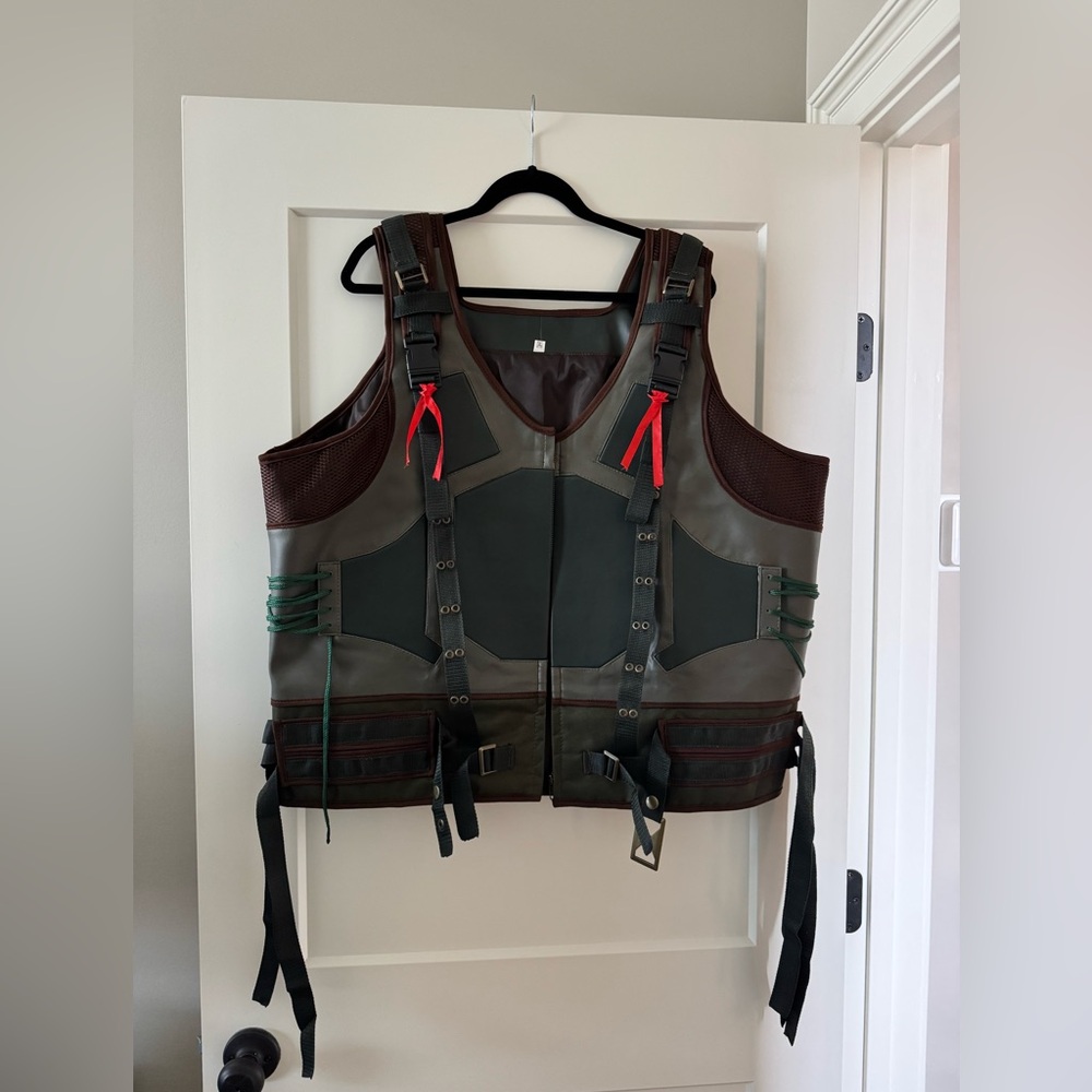 CHAQUETAS Store Men’s Green Military Style Tactical Bane Vest